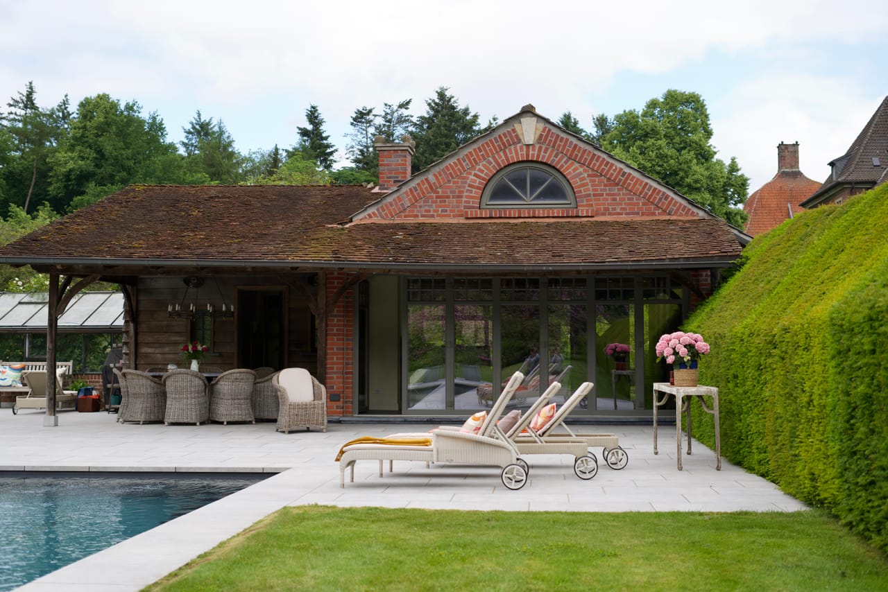 Pool House, interior design by Margit Schmeide