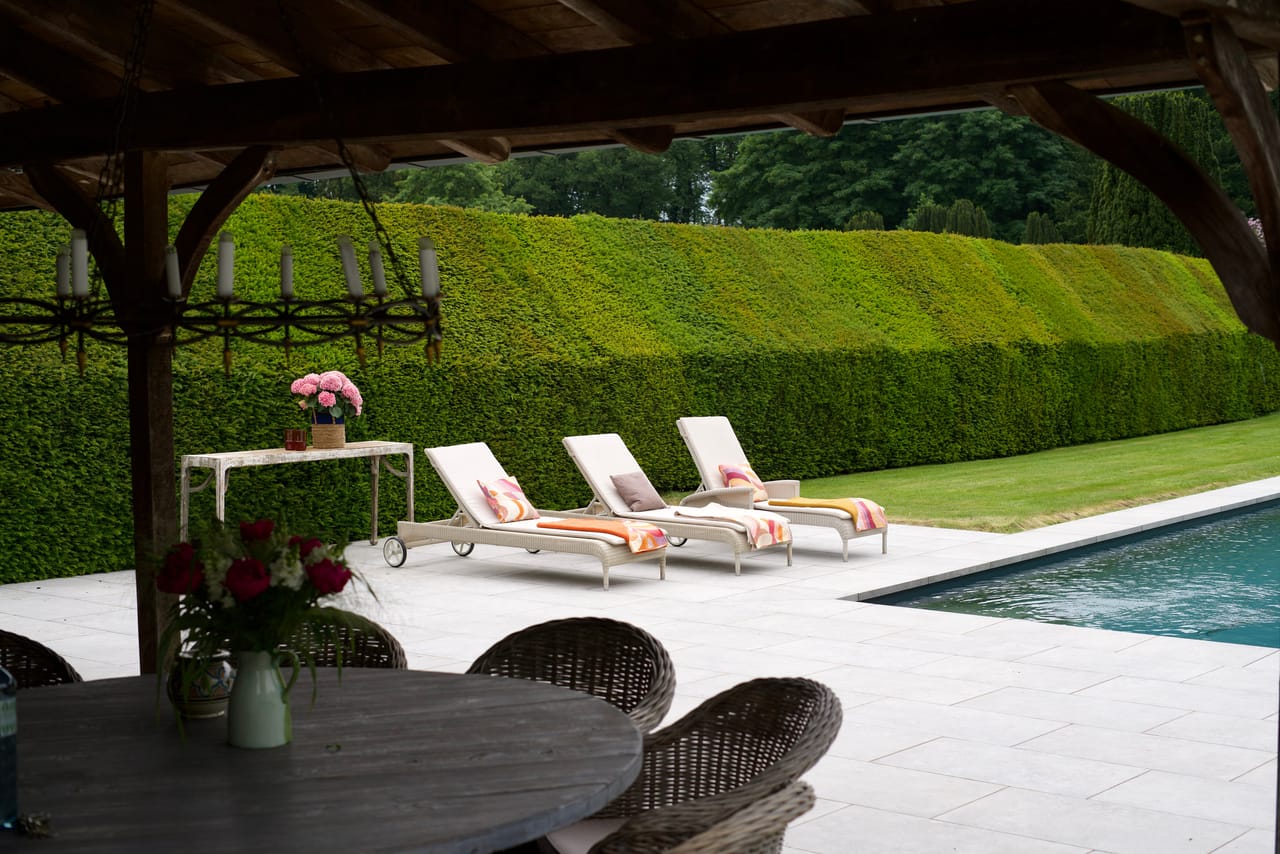Pool House interior