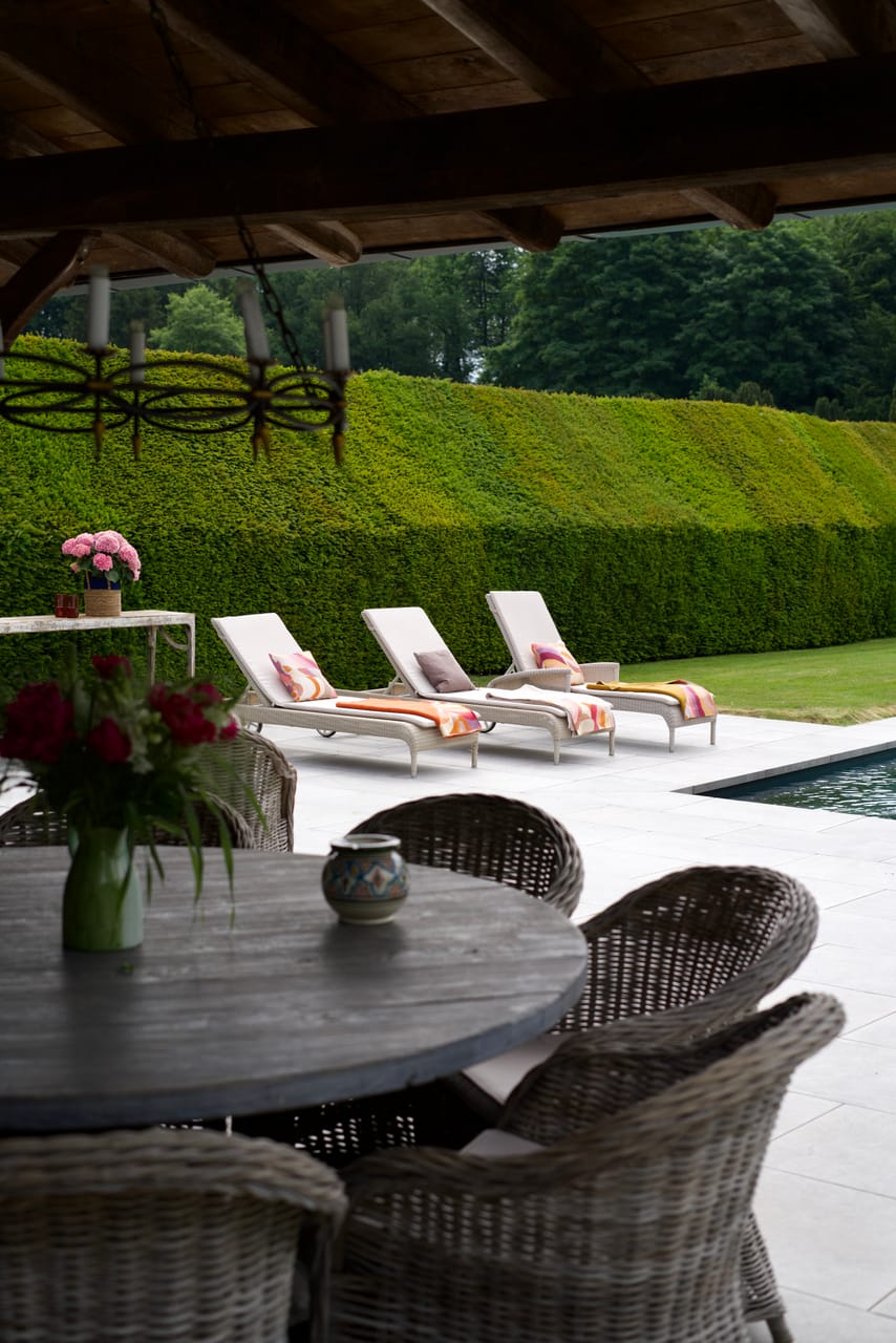 Pool House interior