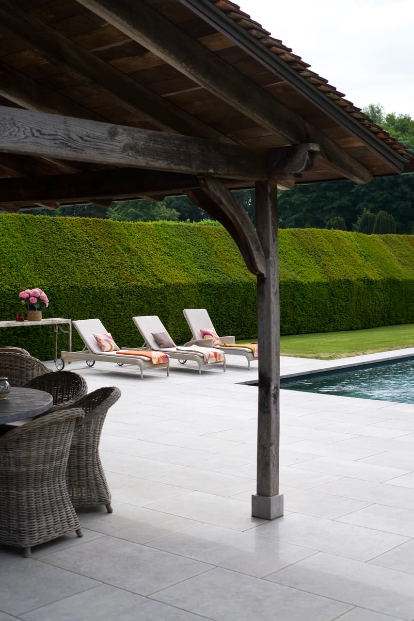 Pool House interior