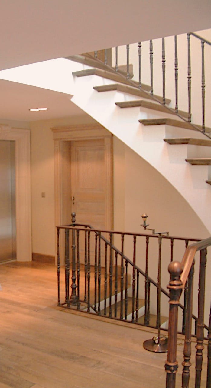 The Timber Frame House interior
